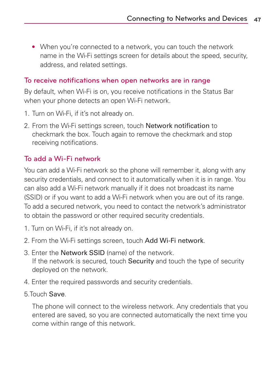 LG VS910 User Manual | Page 49 / 239