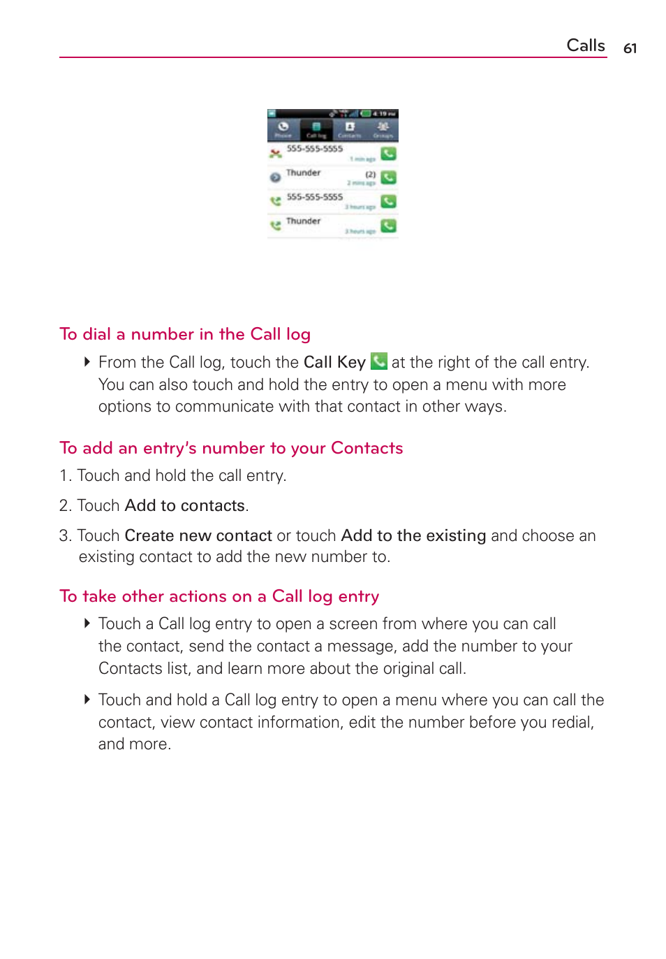 LG VS910 User Manual | Page 63 / 239