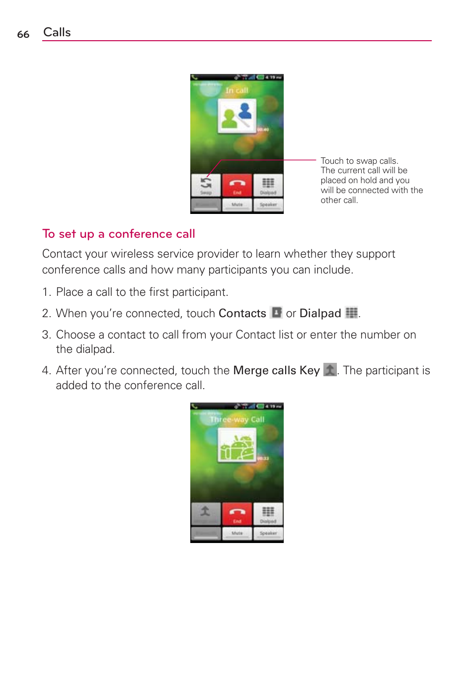 LG VS910 User Manual | Page 68 / 239