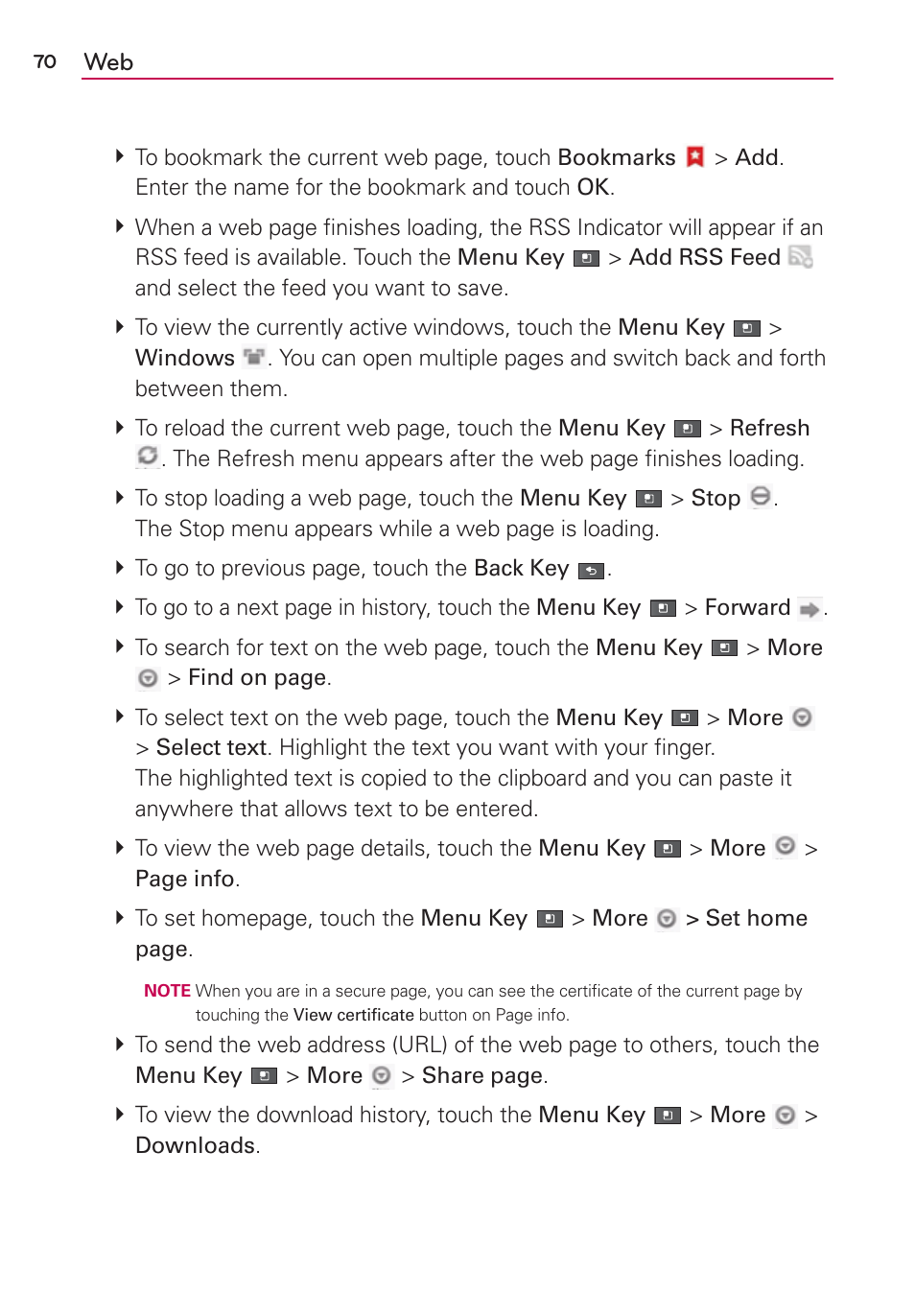 LG VS910 User Manual | Page 72 / 239