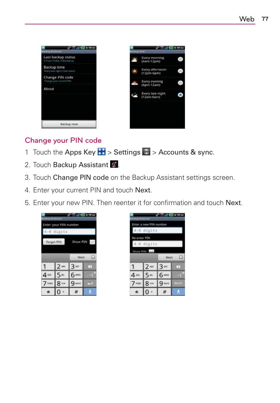 LG VS910 User Manual | Page 79 / 239