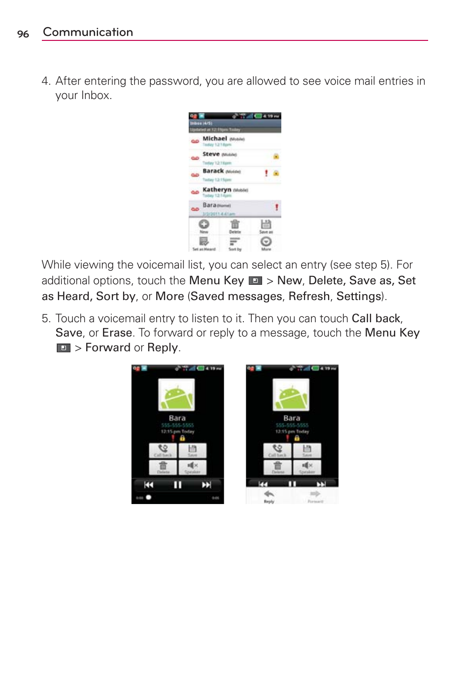 LG VS910 User Manual | Page 98 / 239