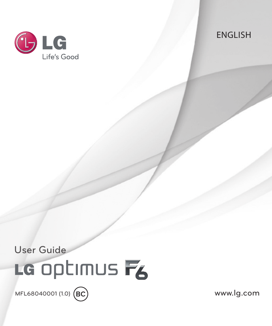 LG D500 User Manual | 134 pages