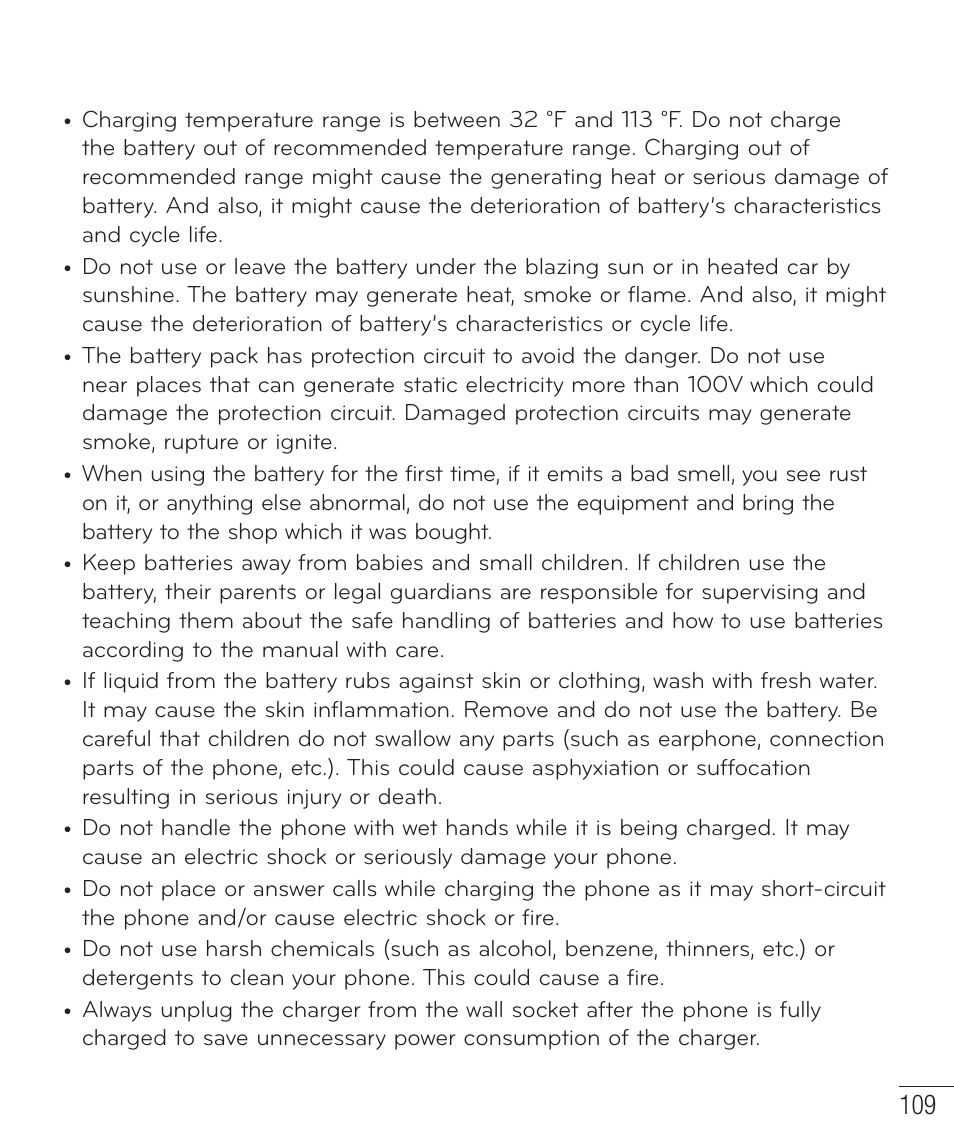 LG D500 User Manual | Page 110 / 134