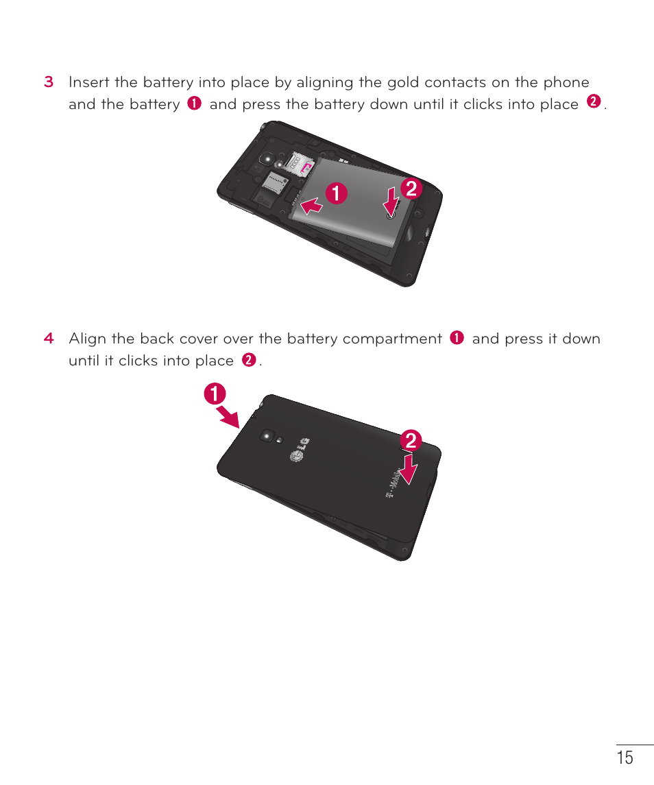 LG D500 User Manual | Page 16 / 134