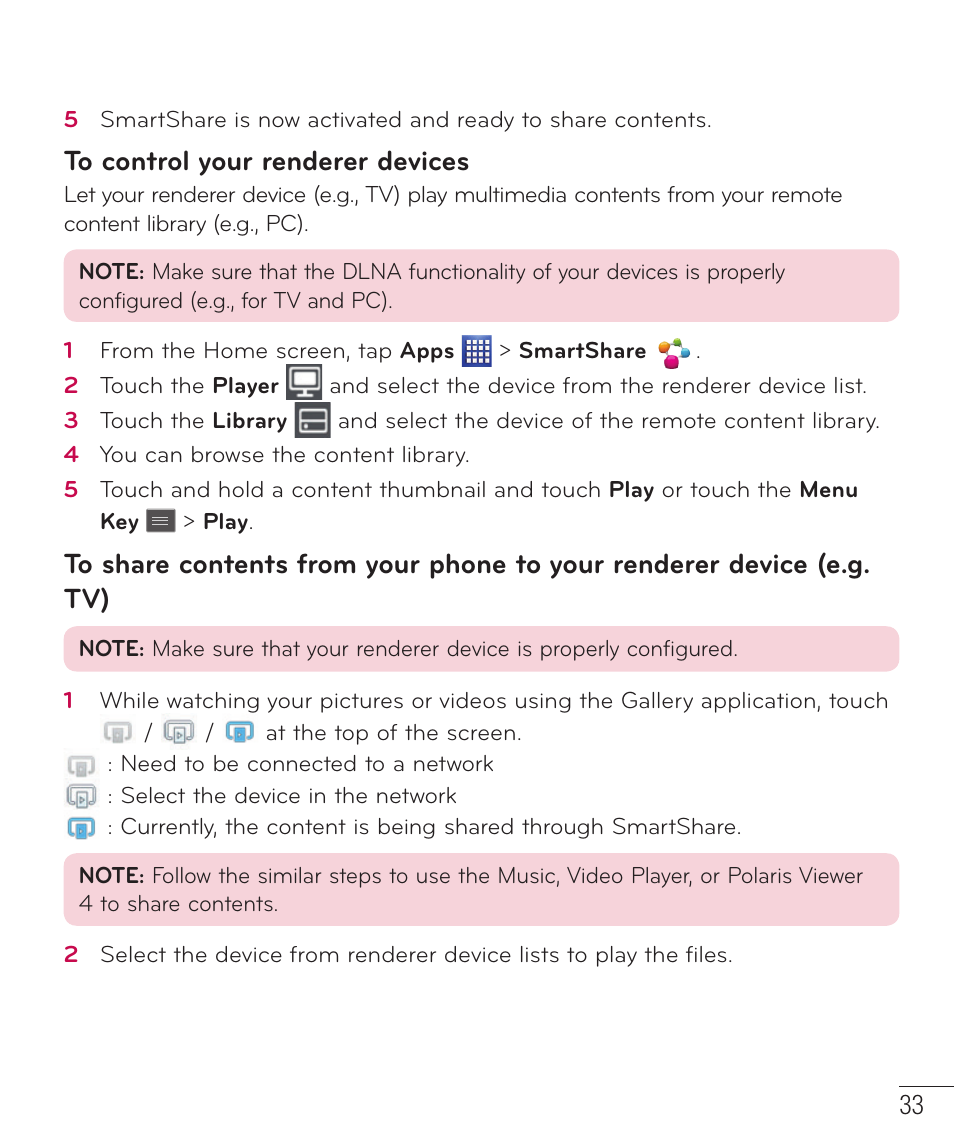 LG D500 User Manual | Page 34 / 134