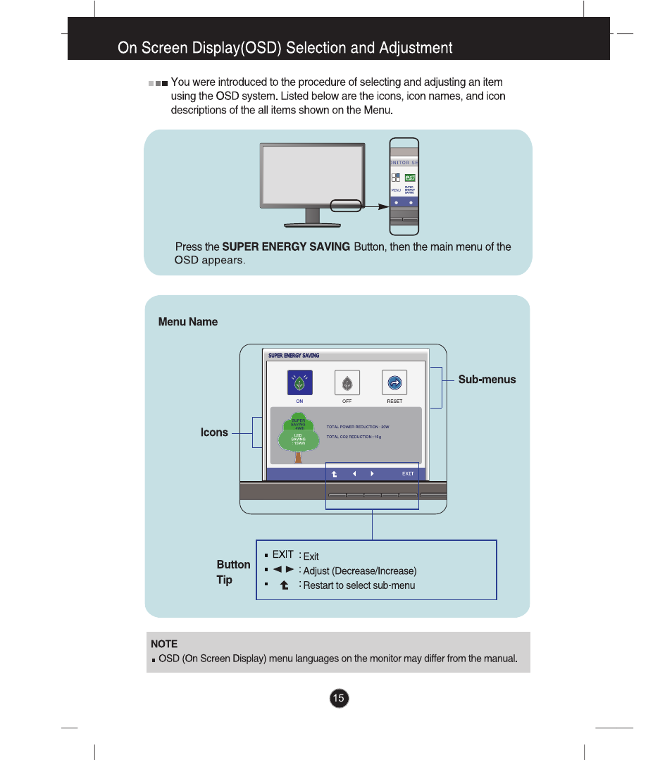 LG E2341V-BN User Manual | Page 16 / 28