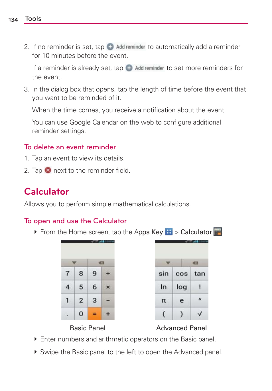 Calculator | LG LGVS920 User Manual | Page 136 / 192