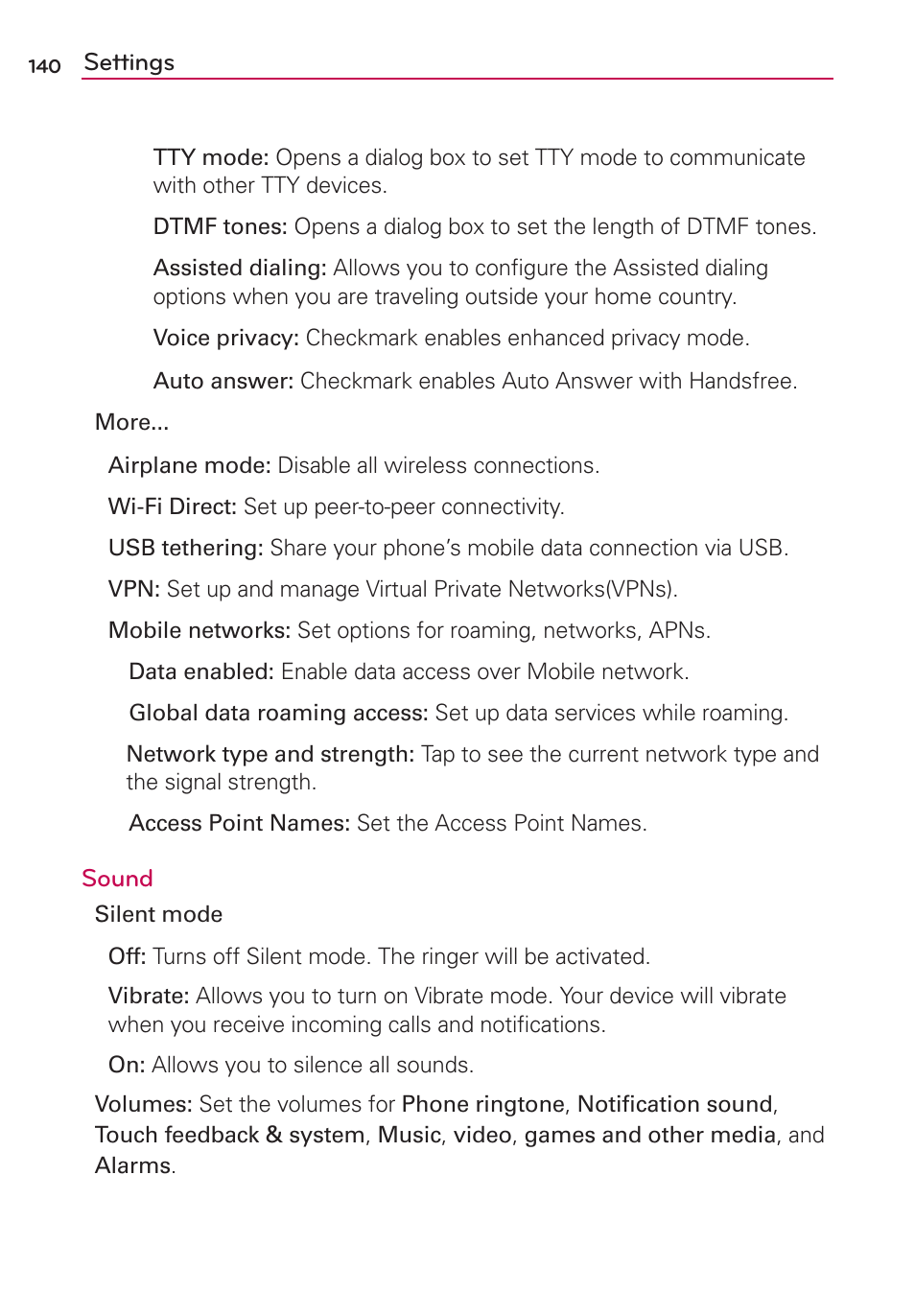 LG LGVS920 User Manual | Page 142 / 192