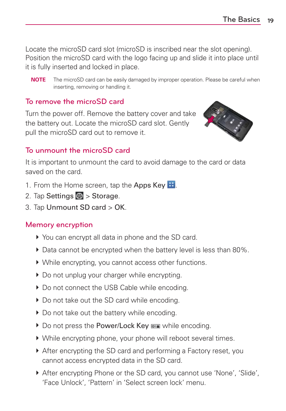 LG LGVS920 User Manual | Page 21 / 192