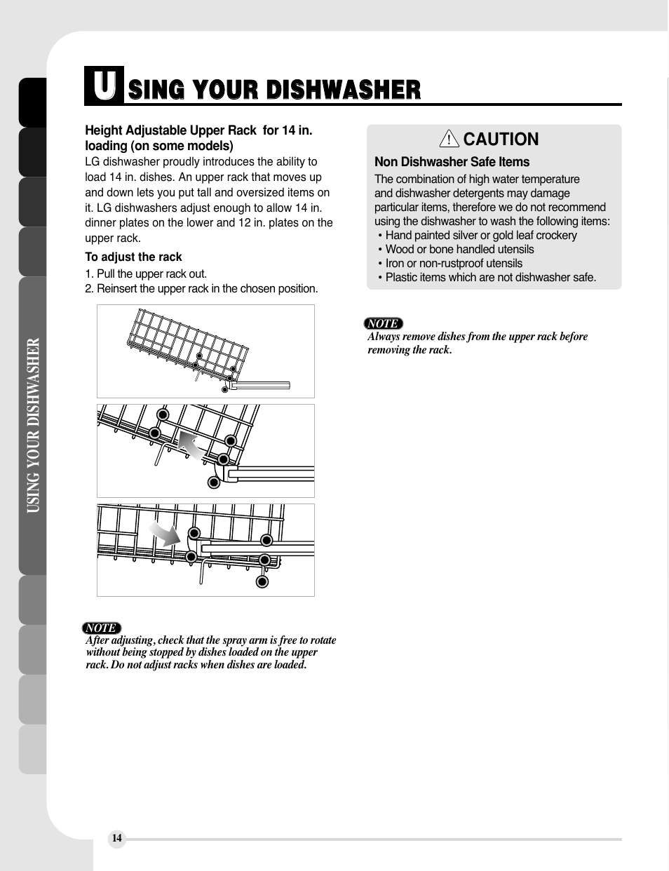 LG LDF6810ST User Manual | Page 14 / 48