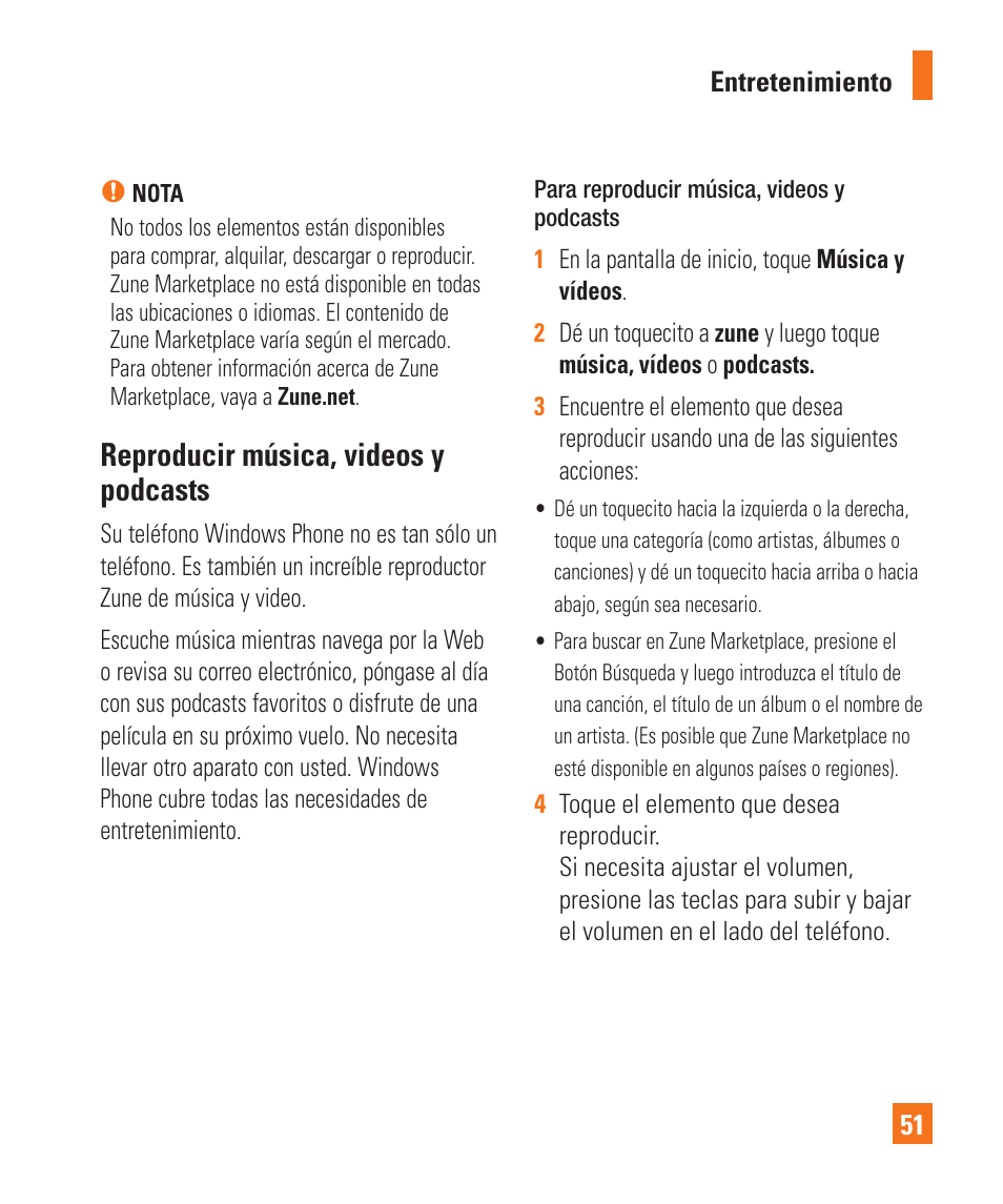 Reproducir música, videos y podcasts | LG LGC900 User Manual | Page 169 / 244