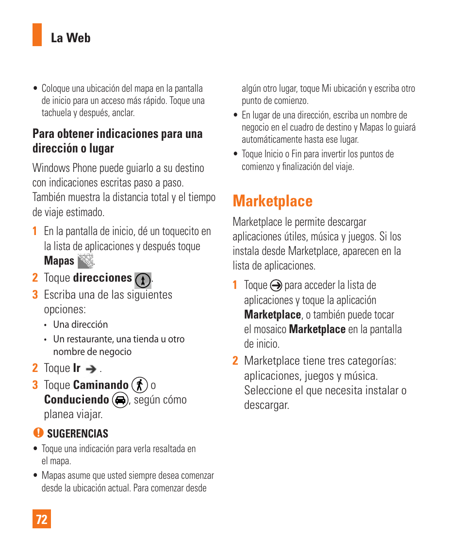 Marketplace | LG LGC900 User Manual | Page 190 / 244