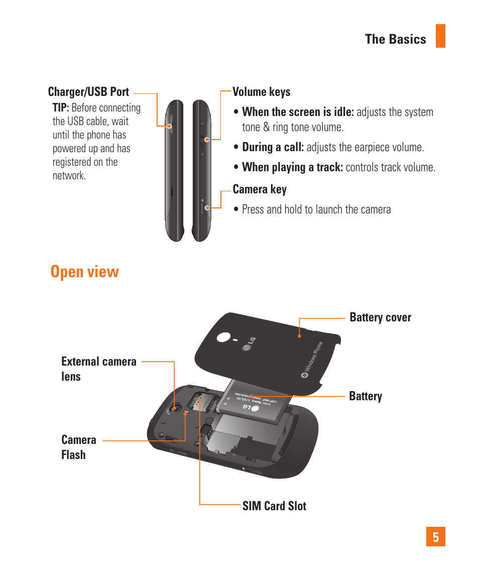 Open view | LG LGC900 User Manual | Page 9 / 244