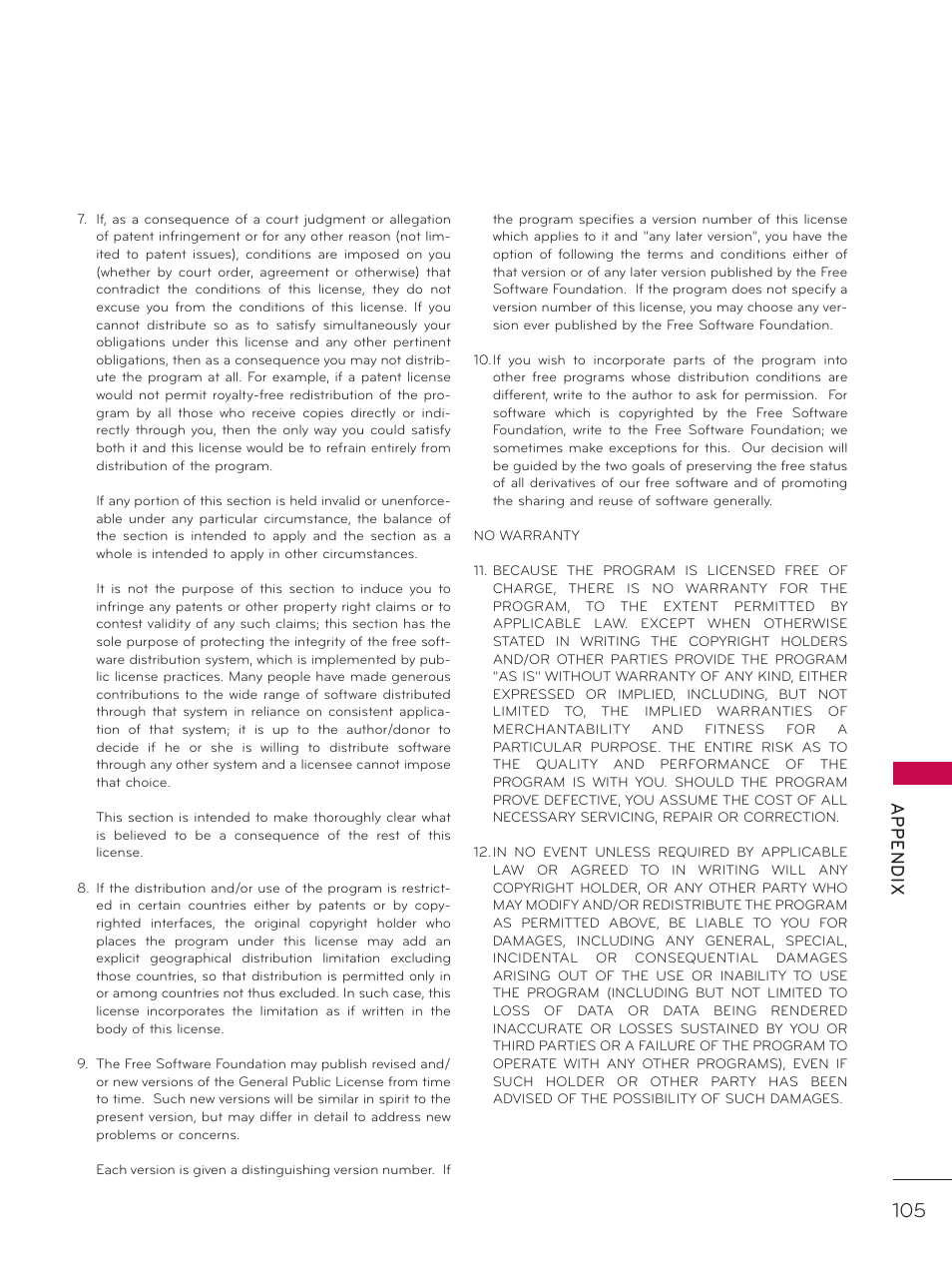 LG 32LD320H User Manual | Page 105 / 267