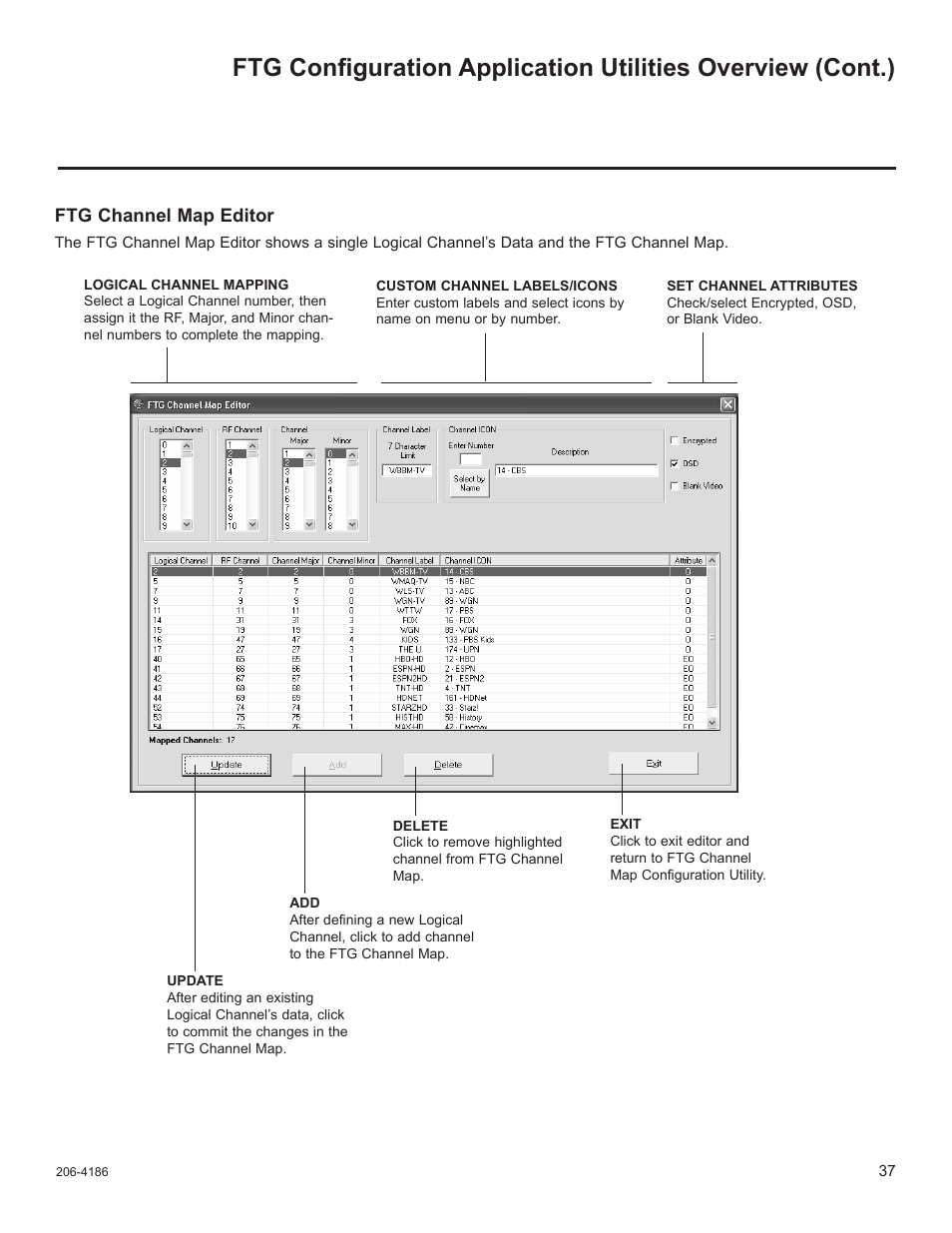 Ftg channel map editor | LG 32LD320H User Manual | Page 249 / 267
