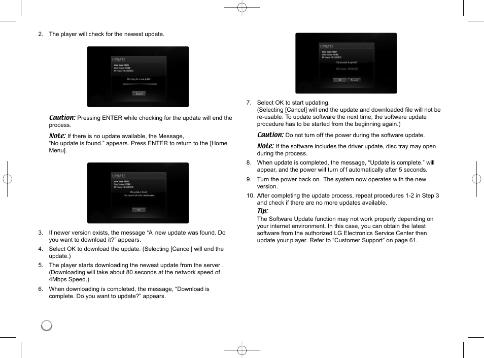 LG LHB953 User Manual | Page 20 / 65