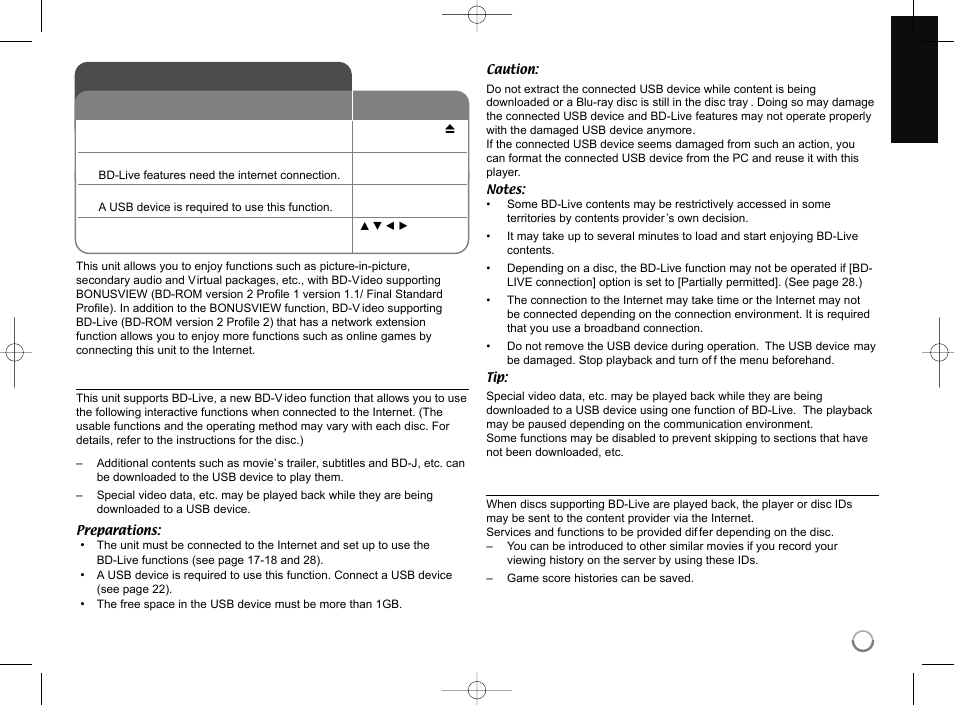 Enjoying bd-live | LG LHB953 User Manual | Page 35 / 65