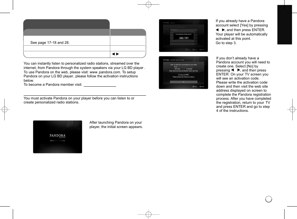 Using pandora | LG LHB953 User Manual | Page 47 / 65