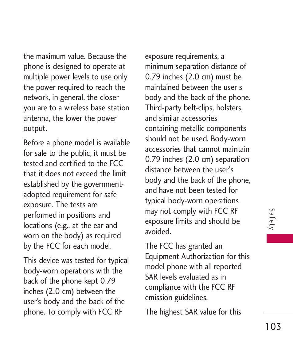 LG LG370 User Manual | Page 105 / 119