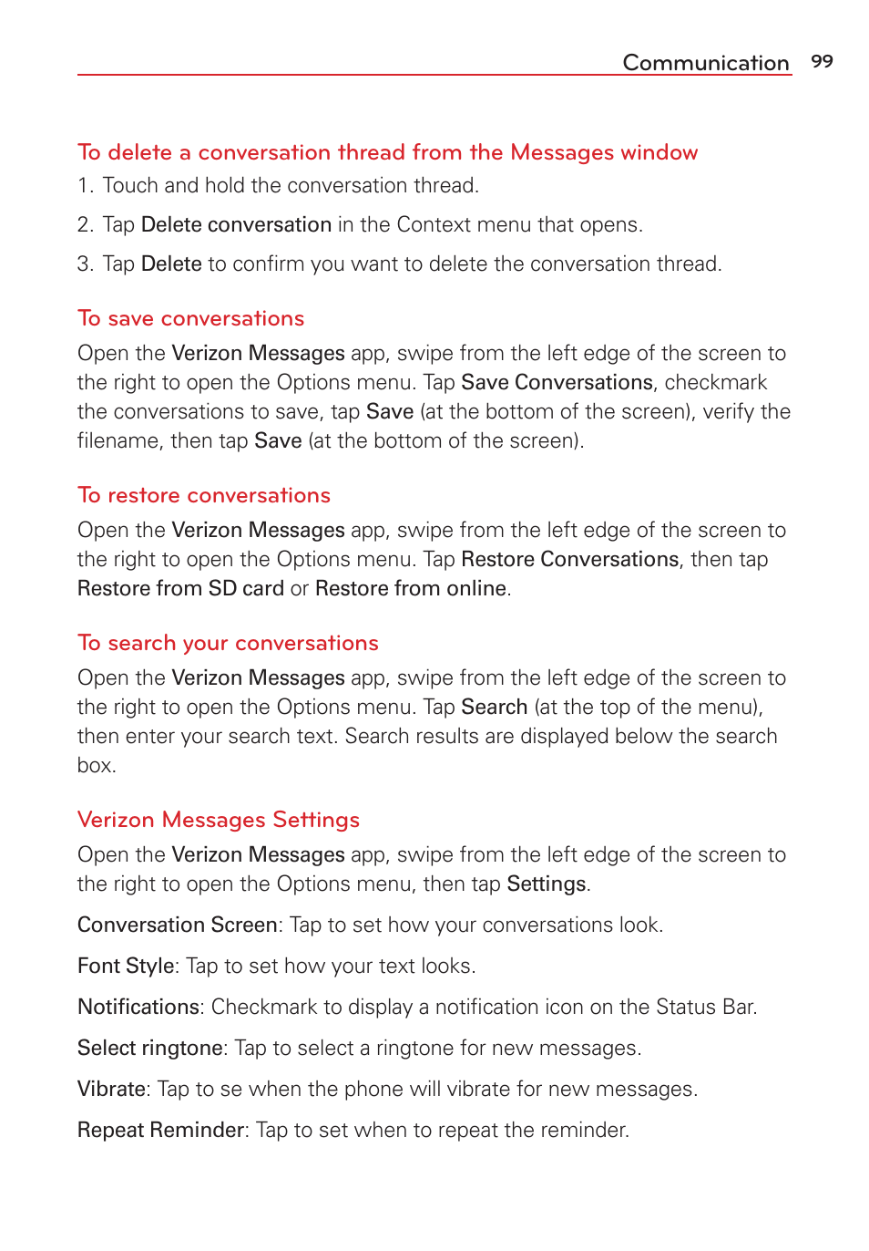 LG LGVS876 User Manual | Page 101 / 226