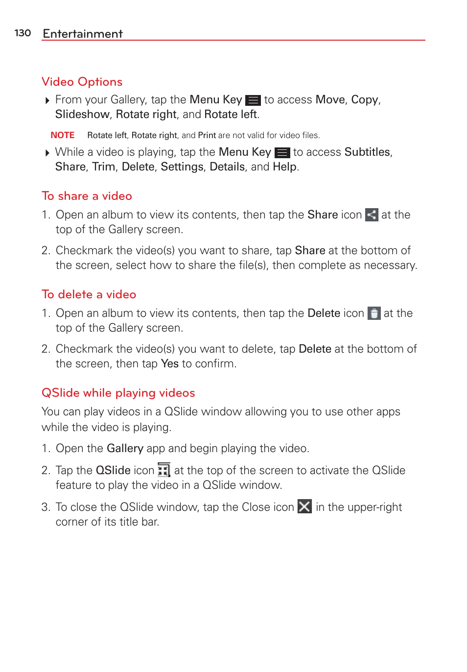 LG LGVS876 User Manual | Page 132 / 226