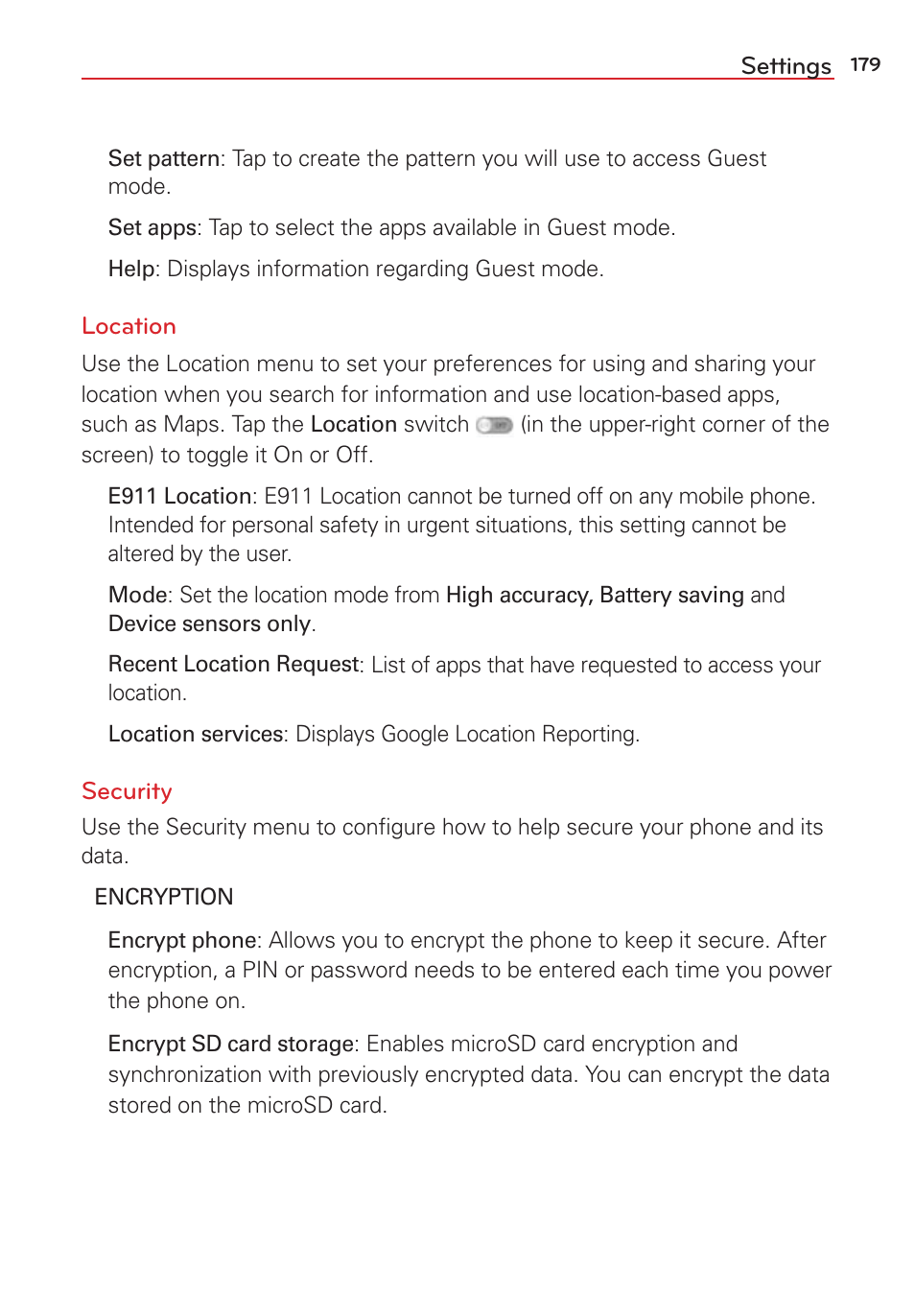 LG LGVS876 User Manual | Page 181 / 226