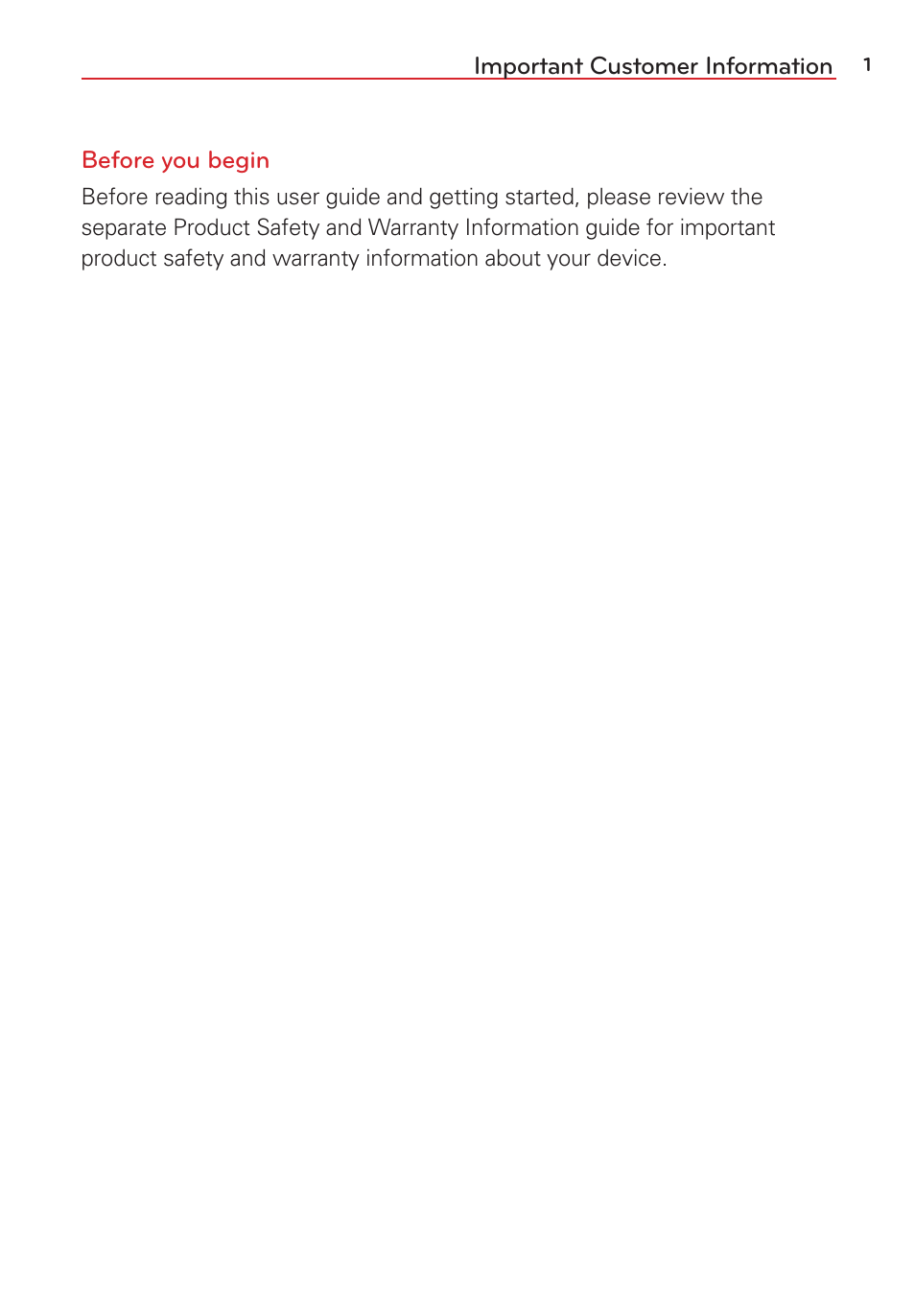 Important customer information | LG LGVS876 User Manual | Page 3 / 226