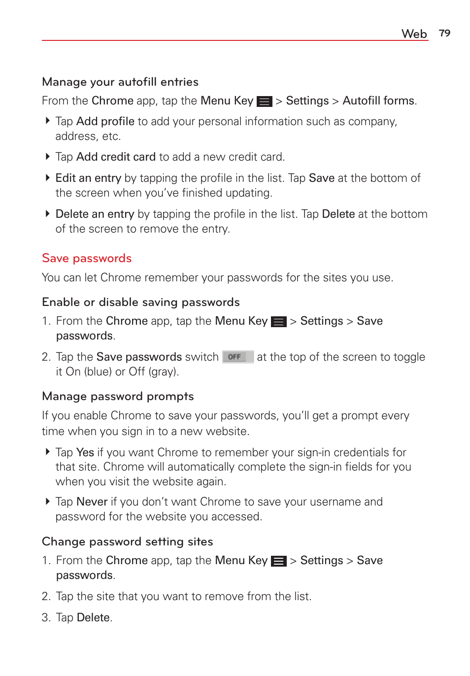 LG LGVS876 User Manual | Page 81 / 226
