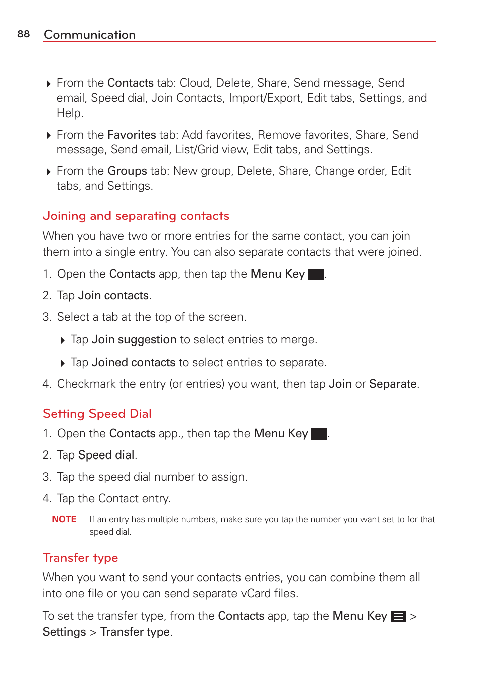 LG LGVS876 User Manual | Page 90 / 226