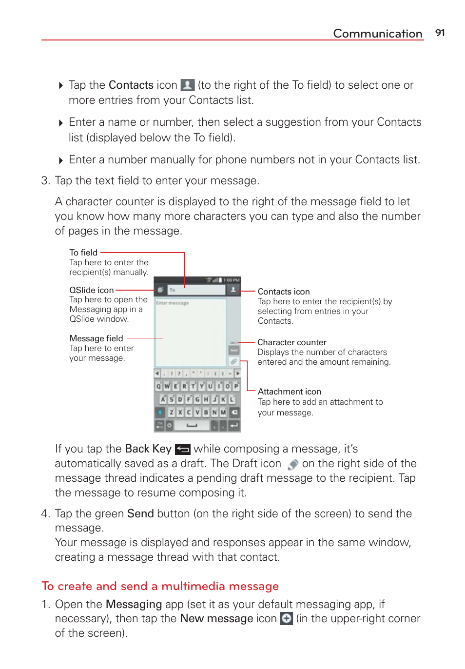 Communication | LG LGVS876 User Manual | Page 93 / 226