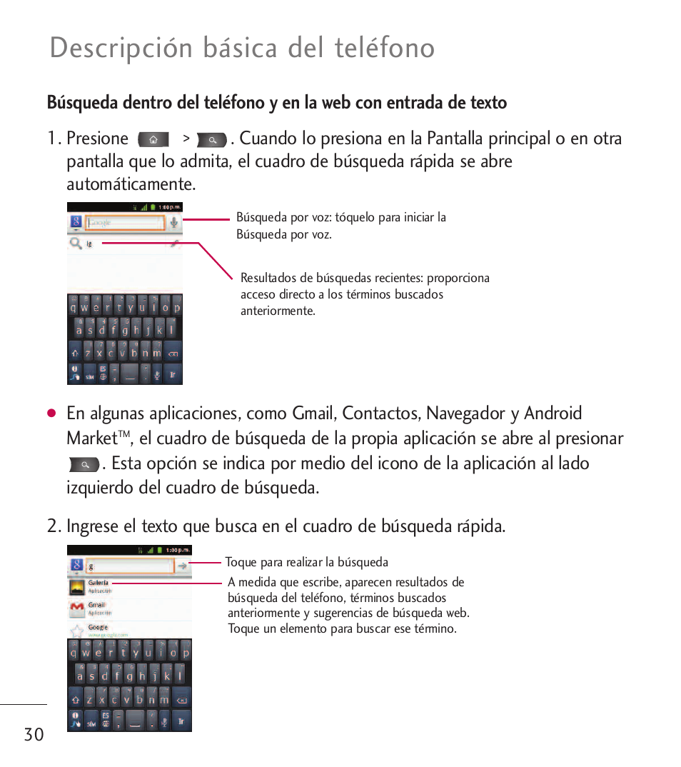 Descripción básica del teléfono | LG LGL55C User Manual | Page 272 / 506