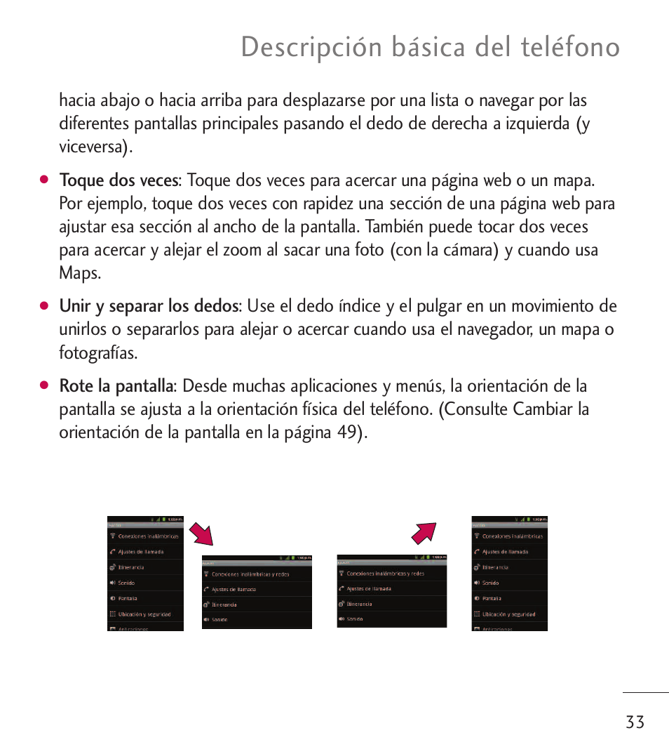 Descripción básica del teléfono | LG LGL55C User Manual | Page 275 / 506