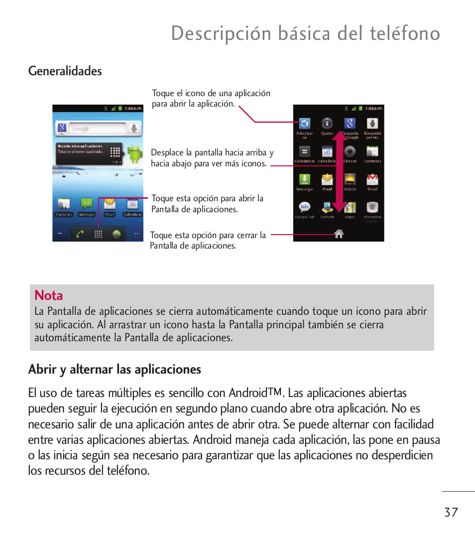 Descripción básica del teléfono | LG LGL55C User Manual | Page 279 / 506