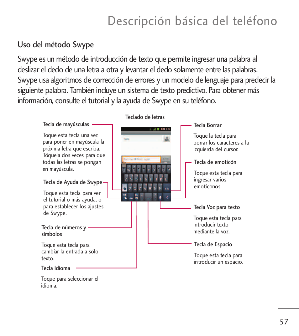 Descripción básica del teléfono | LG LGL55C User Manual | Page 299 / 506