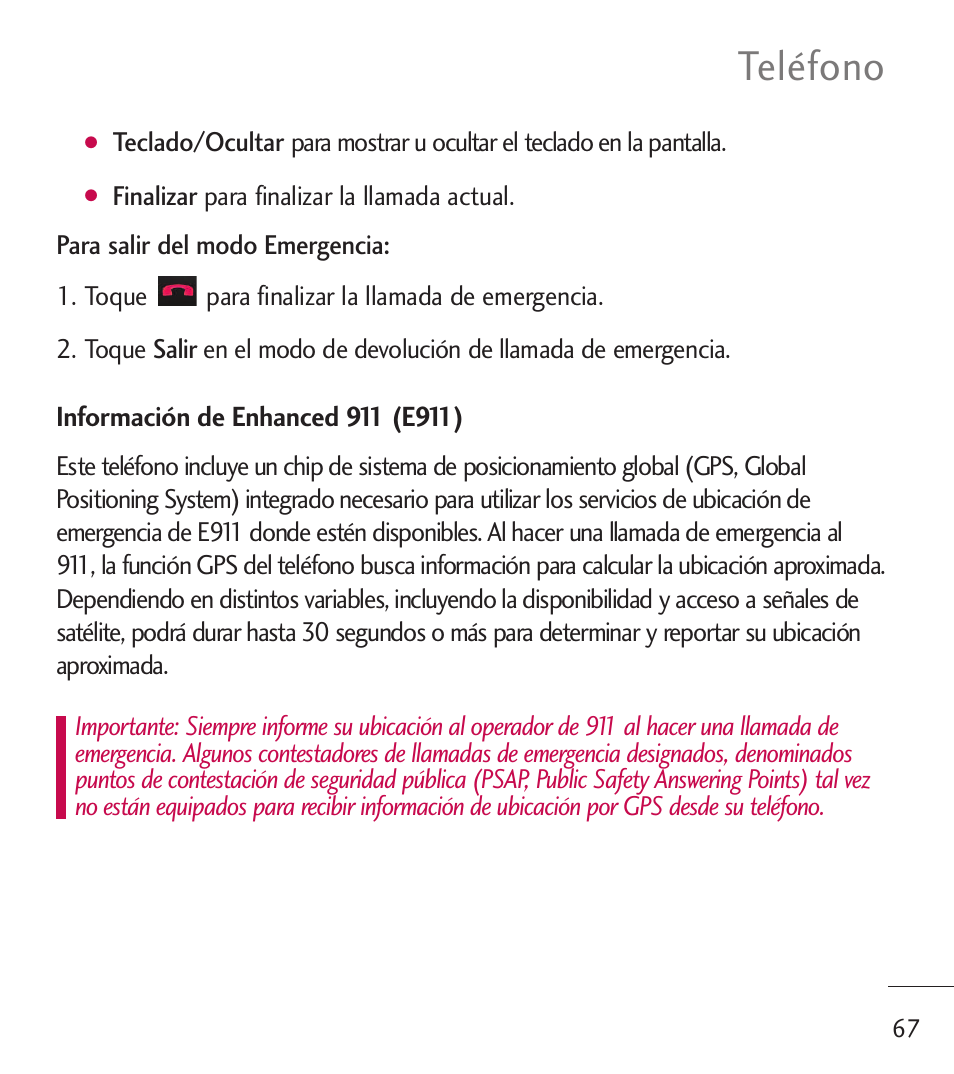 Teléfono | LG LGL55C User Manual | Page 309 / 506