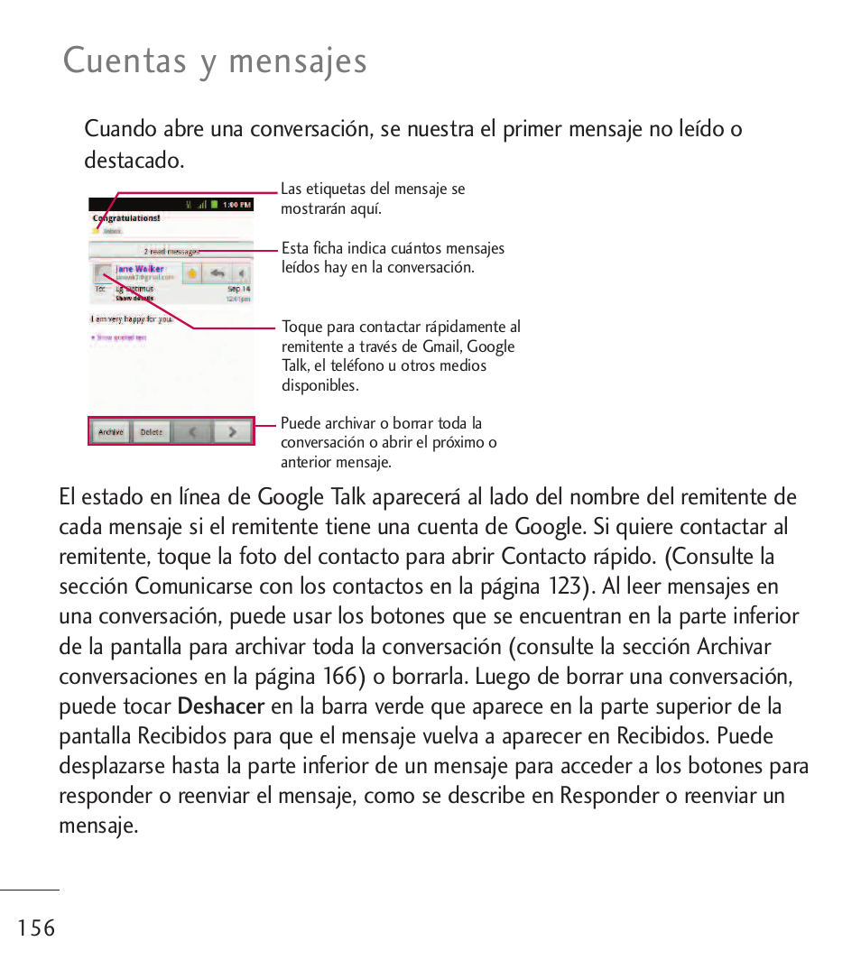 Cuentas y mensajes | LG LGL55C User Manual | Page 398 / 506