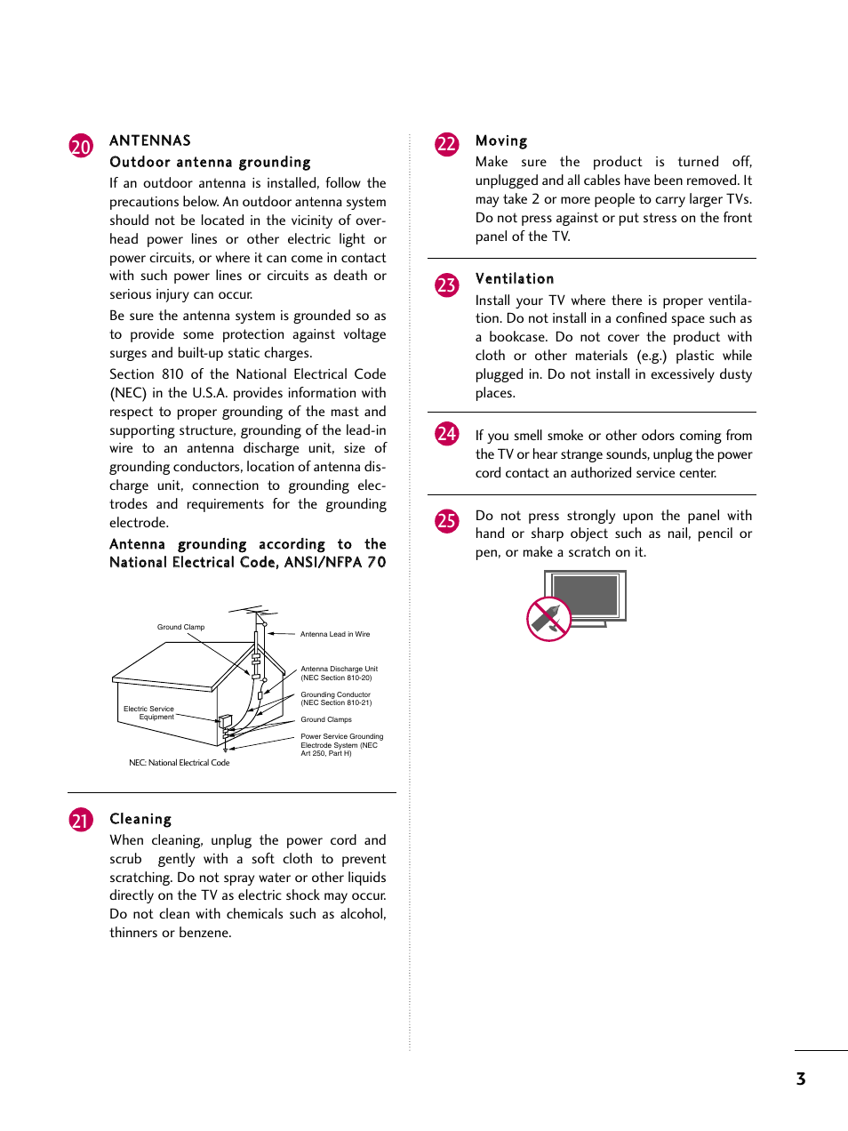 LG 22LG30-UA User Manual | Page 5 / 116