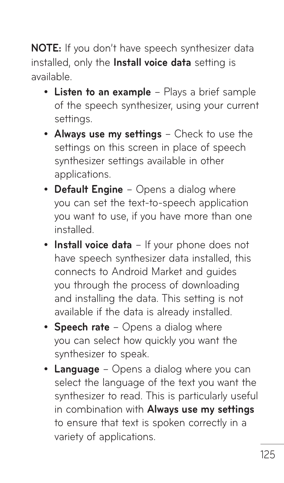 LG C729 User Manual | Page 125 / 412