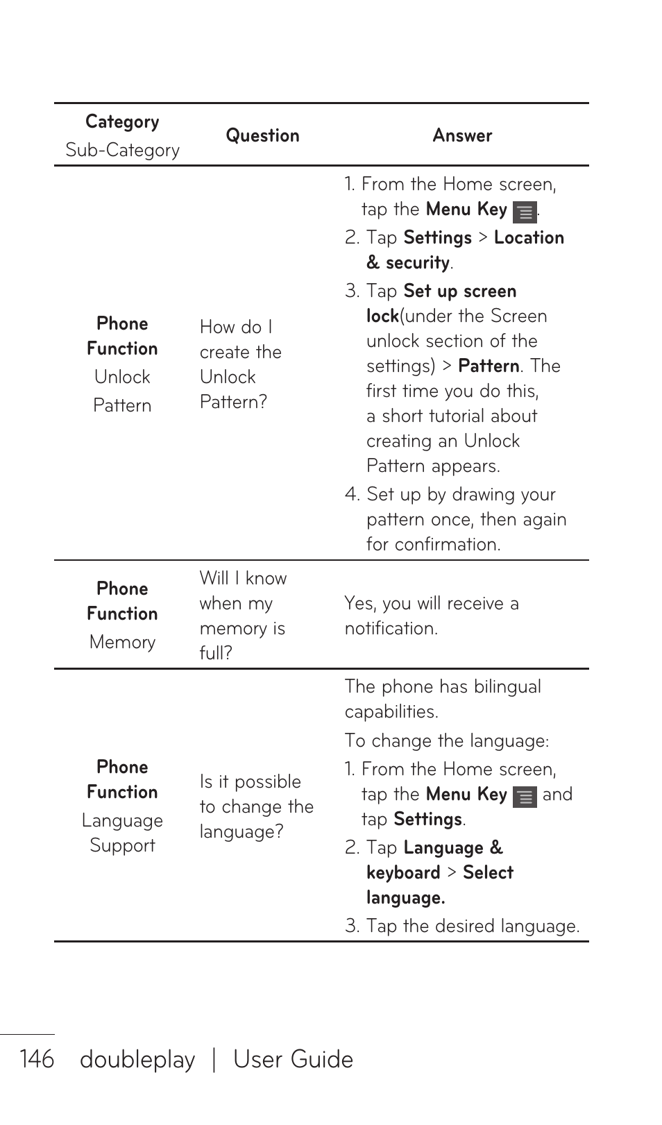 14 doubleplay | user guide | LG C729 User Manual | Page 146 / 412