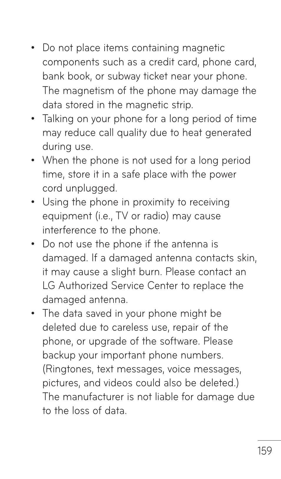 LG C729 User Manual | Page 159 / 412