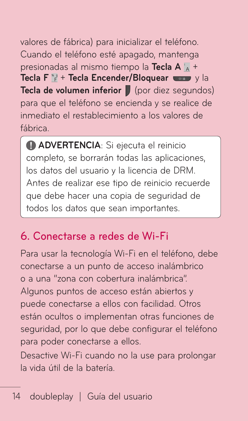 Conectarse a redes de wi-fi | LG C729 User Manual | Page 210 / 412