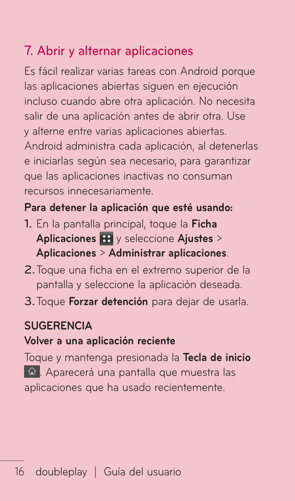 Abrir y alternar aplicaciones | LG C729 User Manual | Page 212 / 412