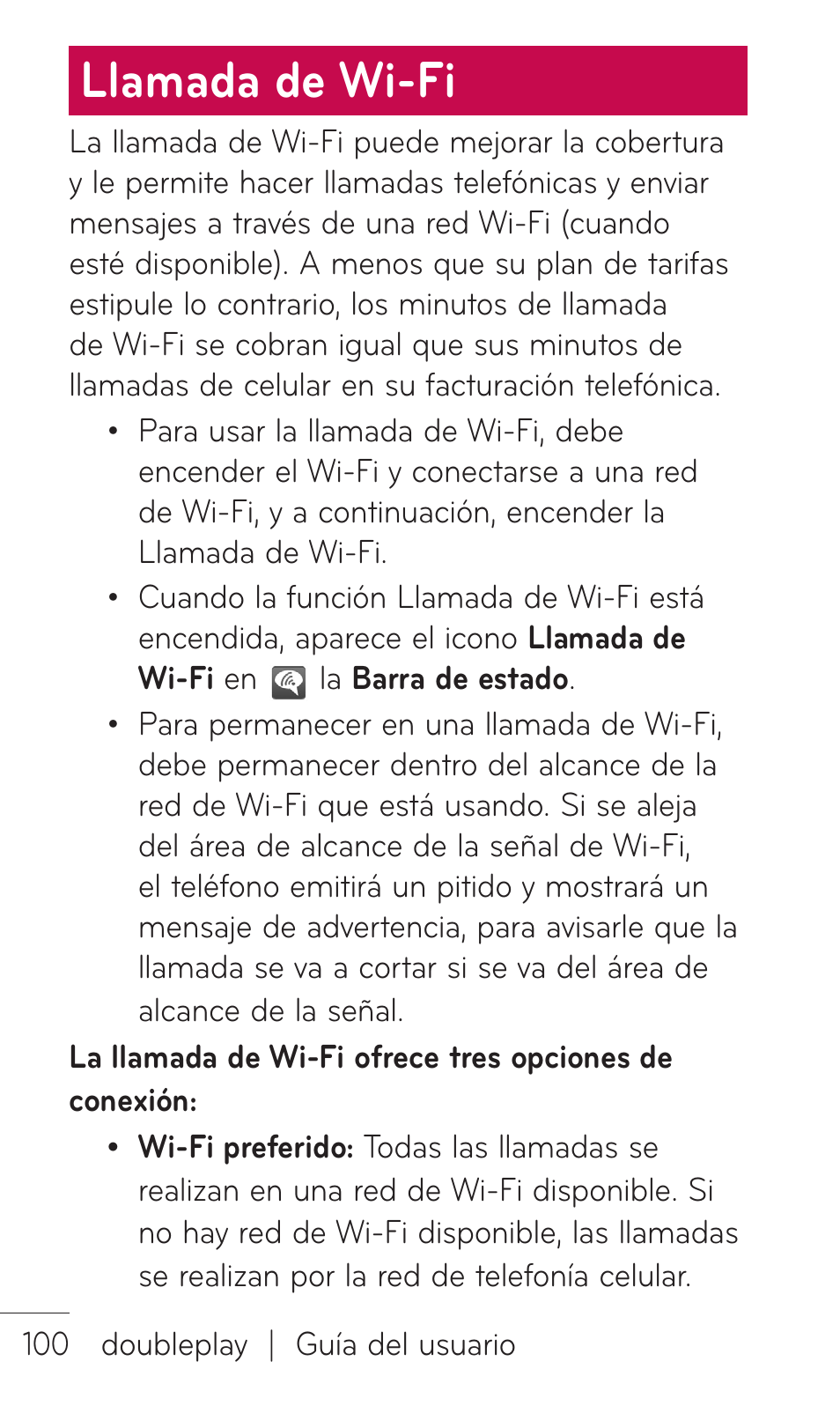 Llamada de wi-fi | LG C729 User Manual | Page 296 / 412