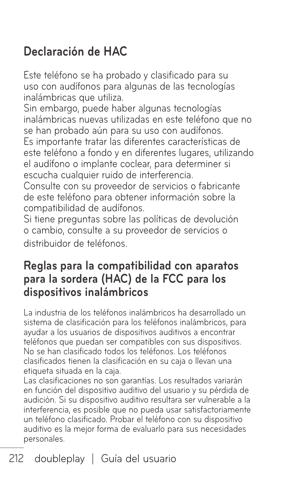 Declaración de hac | LG C729 User Manual | Page 408 / 412