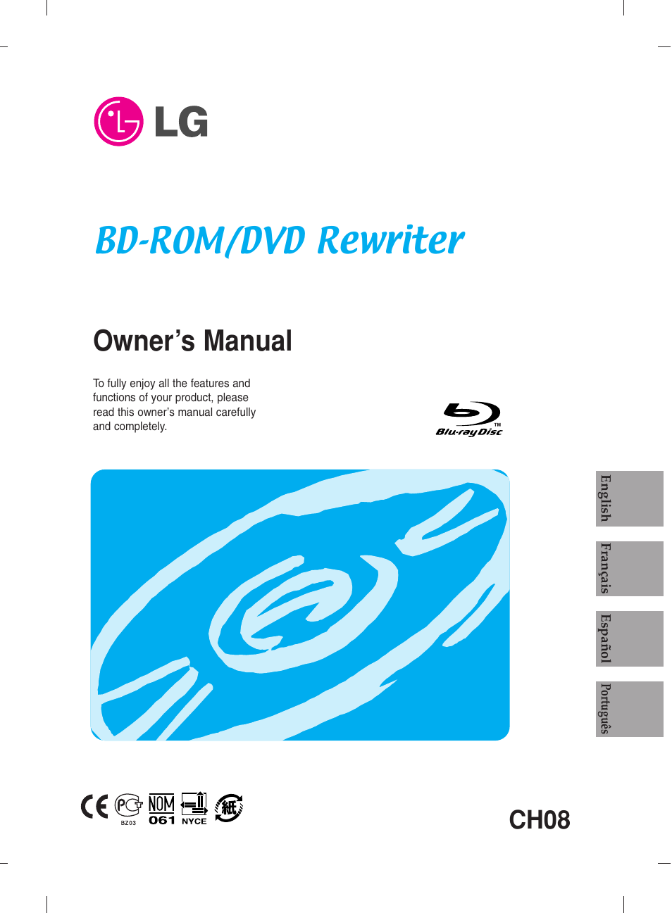 LG CH08LS10 User Manual | 15 pages