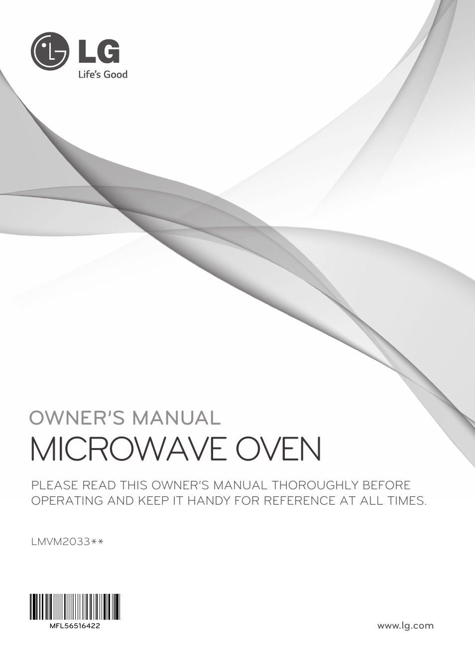 LG LMVM2033SB User Manual | 32 pages