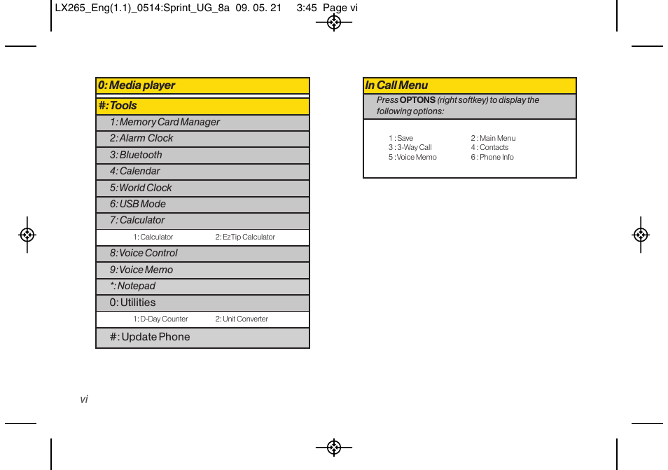 LG LGLX265 User Manual | Page 12 / 160