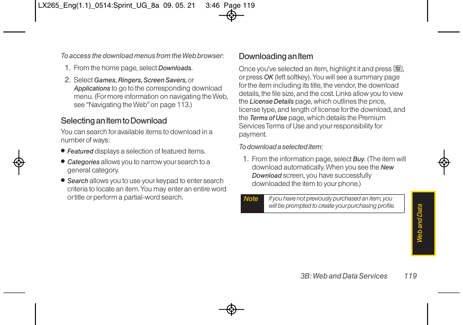 LG LGLX265 User Manual | Page 131 / 160