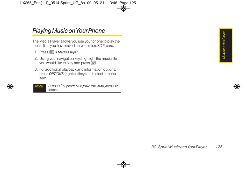 Playing music on your phone | LG LGLX265 User Manual | Page 137 / 160